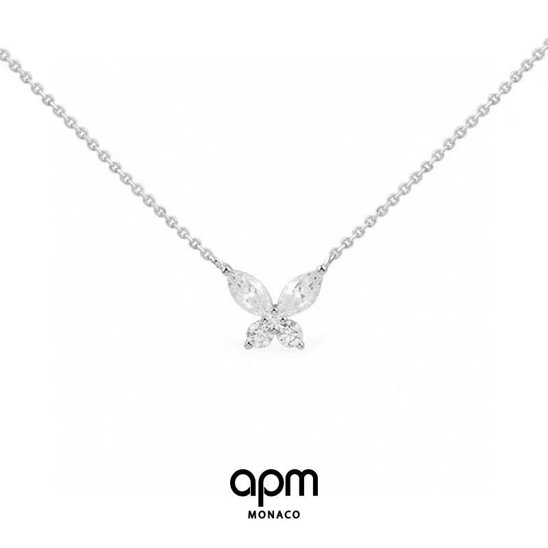 APM Monaco Butterfly Diamond Necklace
